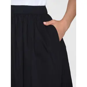 Mid-length skirt for women KnowledgeCotton Apparel Poplin image-4