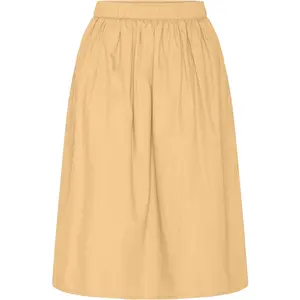 Mid-length skirt for women KnowledgeCotton Apparel Poplin image-0