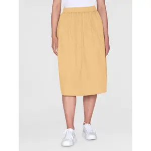 Mid-length skirt for women KnowledgeCotton Apparel Poplin image-1