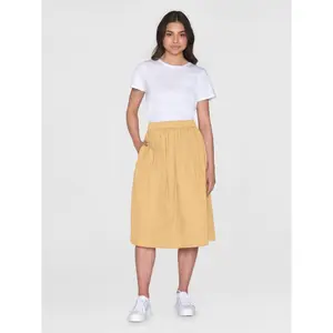 Mid-length skirt for women KnowledgeCotton Apparel Poplin image-2