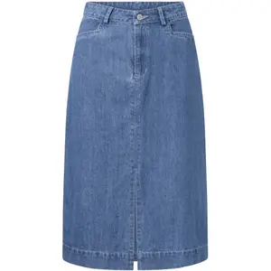 Denim skirt for women KnowledgeCotton Apparel image-0