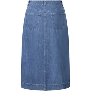 Denim skirt for women KnowledgeCotton Apparel image-3