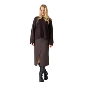 Women's twill skirt KnowledgeCotton Apparel Organic GOTS image-0