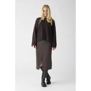 Women's twill skirt KnowledgeCotton Apparel Organic GOTS image-1