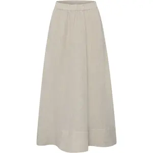 Women's Linen Maxi Skirt KnowledgeCotton Apparel image-1