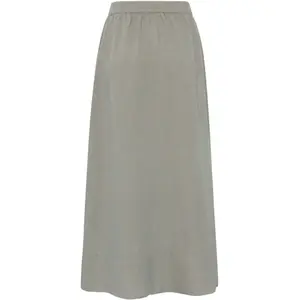 Women's Linen Maxi Skirt KnowledgeCotton Apparel image-4
