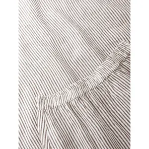 Φούστα γυναικεία KnowledgeCotton Apparel Organic Linen Stripe GOTS/Vegan image-3