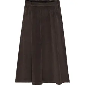 Corduroy Skirt Ladies KnowledgeCotton Apparel image-1