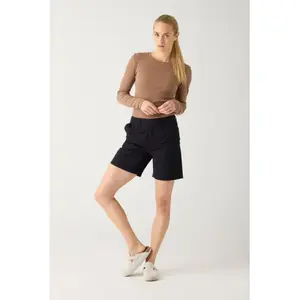 Women's mid-rise shorts KnowledgeCotton Apparel Posey Gots Vegan image-1