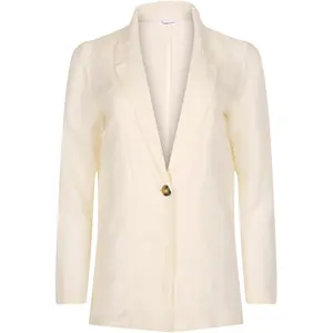 Women's Linen Blend Blazer KnowledgeCotton Apparel