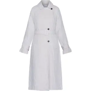 Women's coat KnowledgeCotton Apparel Linen GOTS/Vegan