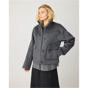 Kurze Wolljacke Damen KnowledgeCotton Apparel image-6