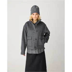 Kurze Wolljacke Damen KnowledgeCotton Apparel image-5