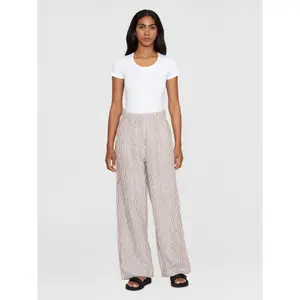 Mid-rise women's trousers KnowledgeCotton Apparel Posey Gots Vegan image-3