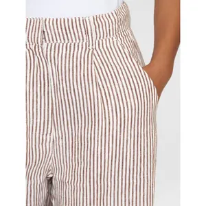 Mid-rise women's trousers KnowledgeCotton Apparel Posey Gots Vegan image-4