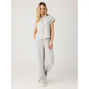 Γυναικεία παντελόνια KnowledgeCotton Apparel Posey Linen image-4