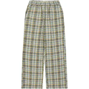 Women's Trousers KnowledgeCotton Apparel Posey Check Seersucker GOTS/Vegan image-0