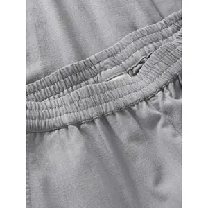 Bukser til kvinder KnowledgeCotton Apparel Posey Linen-mix image-4