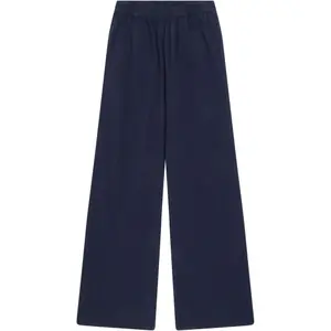 Weite Seersucker-Hose Damen KnowledgeCotton Apparel Posey image-0