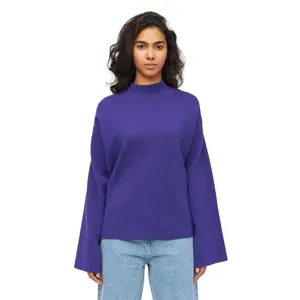 High Neck Cotton Top Women KnowledgeCotton Apparel image-1