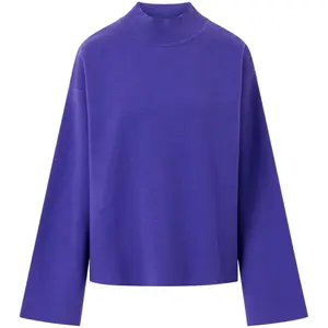 High Neck Cotton Top Women KnowledgeCotton Apparel image-0