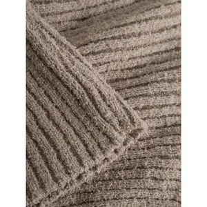 Women's turtleneck sweater KnowledgeCotton Apparel Mouline OCS/Vegan image-6