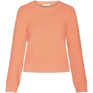 Women's round neck sweater KnowledgeCotton Apparel Knitted OCS/Vegan image-0