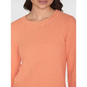 Women's round neck sweater KnowledgeCotton Apparel Knitted OCS/Vegan image-4