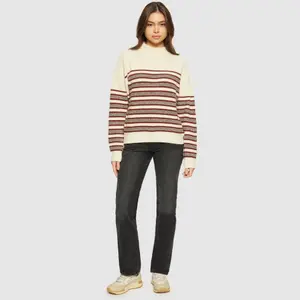 Women’s Crew Neck Sweater KnowledgeCotton Apparel image-2