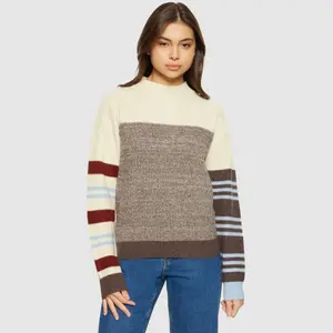 Pull met Hals vrouw KnowledgeCotton Apparel image-1