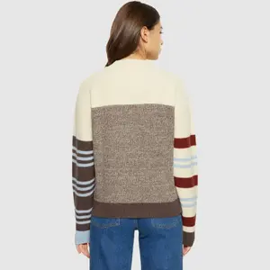Pull met Hals vrouw KnowledgeCotton Apparel image-2