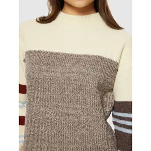Pull met Hals vrouw KnowledgeCotton Apparel image-4