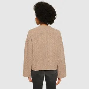 Women's Lambswool Sweater KnowledgeCotton Apparel RWS image-2