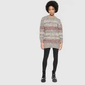 Wool Blend Pullover Women KnowledgeCotton Apparel image-2