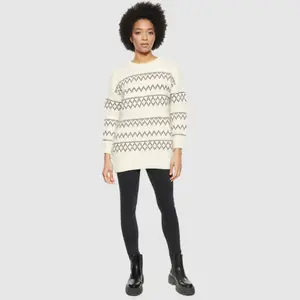 Wool Blend Pullover Women KnowledgeCotton Apparel image-2