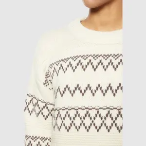 Wool Blend Pullover Women KnowledgeCotton Apparel image-4