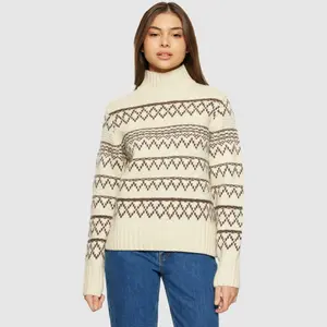Women's turtleneck sweater KnowledgeCotton Apparel image-1