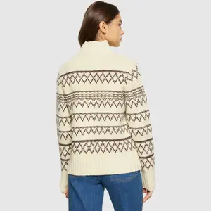 Women's turtleneck sweater KnowledgeCotton Apparel image-3