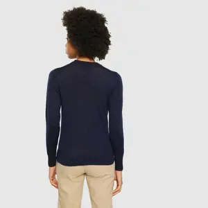Merino Roll Neck Sweater Women KnowledgeCotton Apparel image-2