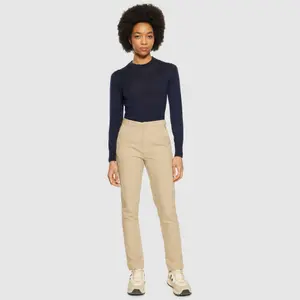 Merino Roll Neck Sweater Women KnowledgeCotton Apparel image-3