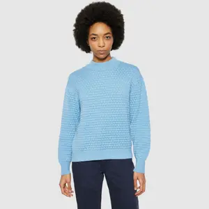 Women's crew-neck sweater KnowledgeCotton Apparel RWS image-2