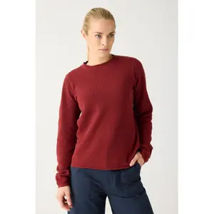 Micro Bubble Cotton Sweater Women KnowledgeCotton Apparel image-0