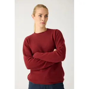 Micro Bubble Cotton Sweater Women KnowledgeCotton Apparel image-1