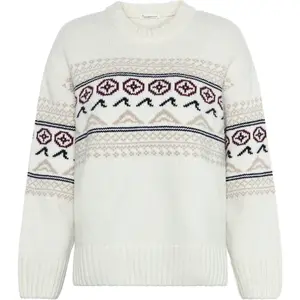 Women's round neck sweater KnowledgeCotton Apparel