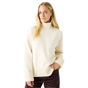 Women's round neck sweater KnowledgeCotton Apparel Regenerative Organic Certified image-2