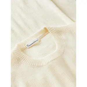 Merino Ribbed Knit Jumper Women's KnowledgeCotton Apparel RWS image-3