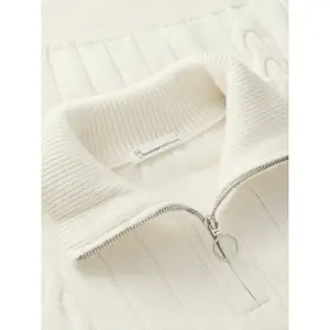 Women's Merino 1/2 Zip Pullover KnowledgeCotton Apparel RWS image-2
