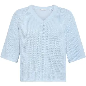 Women's V-neck sweater KnowledgeCotton Apparel image-0