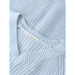 Women's V-neck sweater KnowledgeCotton Apparel image-3