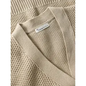 Women's short sleeve cardigan KnowledgeCotton Apparel image-2